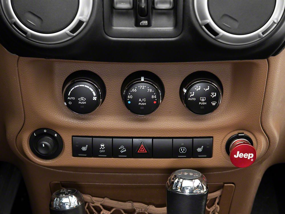 Jeep Licensed by RedRock Lighter Plug with Jeep Logo (87-25 Jeep Wrangler YJ, TJ, JK & JL)