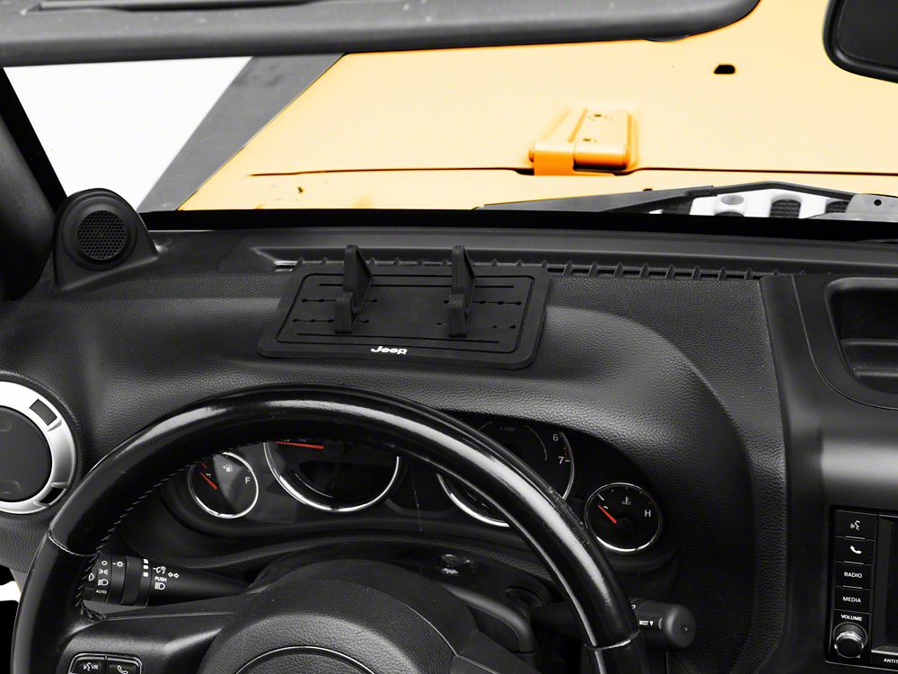 Jeep Licensed by RedRock Anti-Slip Dashboard Phone Holder (07-18 Jeep Wrangler JK)