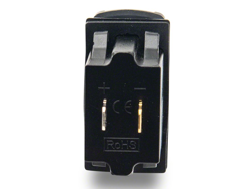 Jeep Licensed by RedRock Dual USB 4.2 AMP Fast-Charger Rocker Switch with Jeep Logo (97-18 Jeep Wrangler TJ & JK)