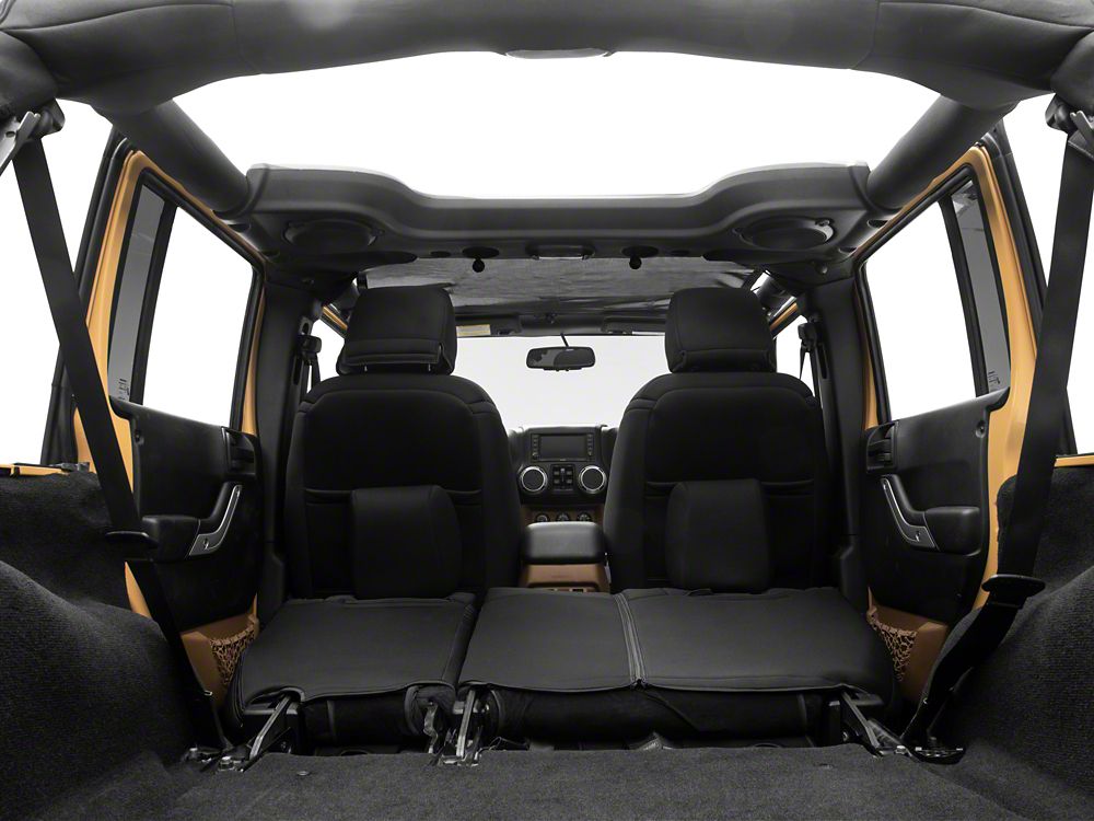 Jeep Licensed by RedRock Mesh Sun Shade with Jeep Logo (07-18 Jeep Wrangler JK)