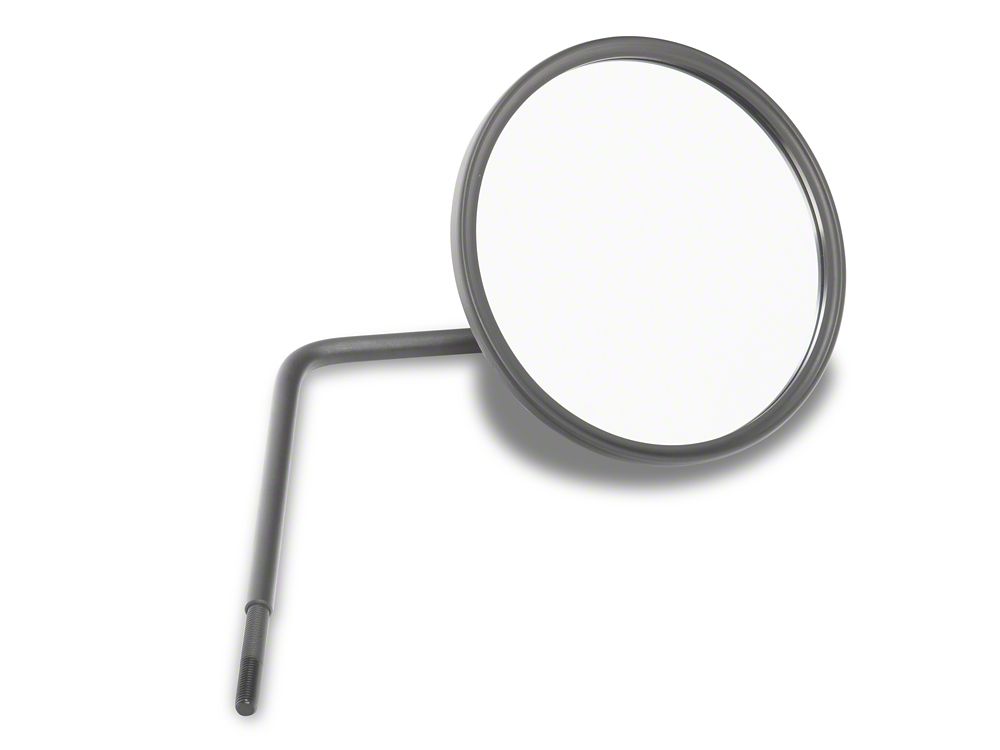 Jeep Licensed by RedRock Round Adventure Mirrors with Molded Jeep Logo (87-25 Jeep Wrangler YJ, TJ, JK & JL)