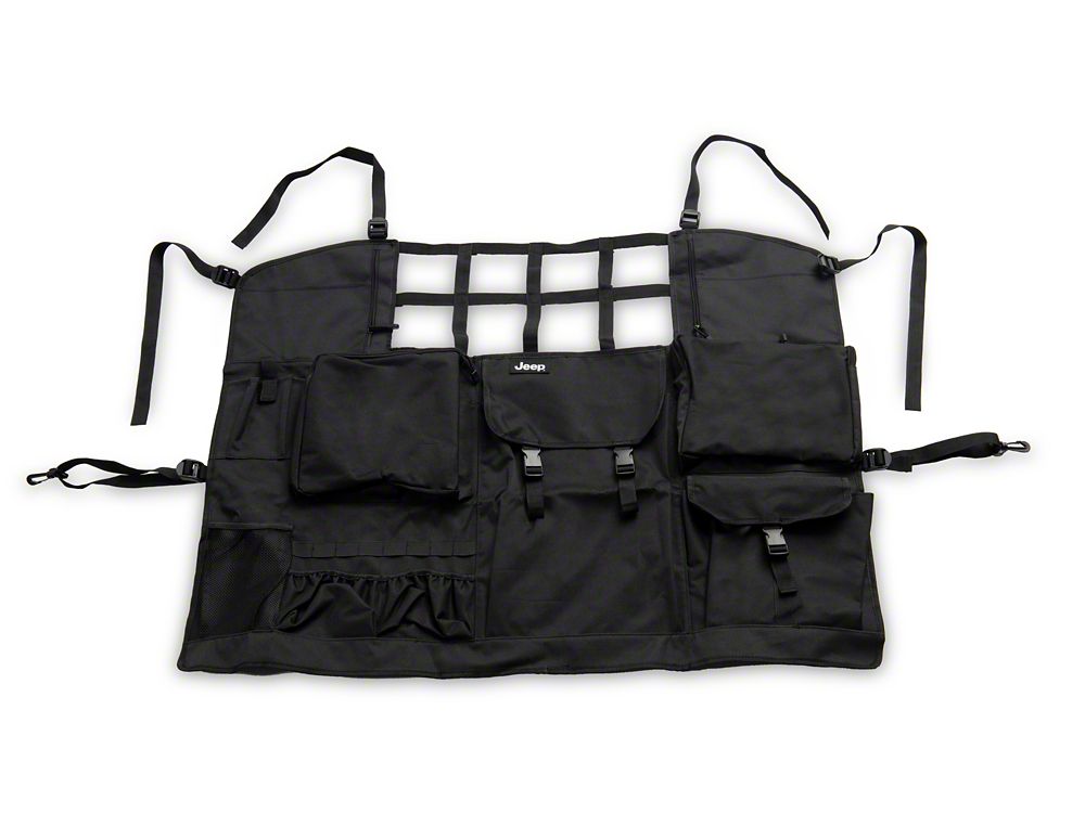 Jeep Licensed by RedRock Cargo Net/Pet Divider with Jeep Logo (07-18 Jeep Wrangler JK)
