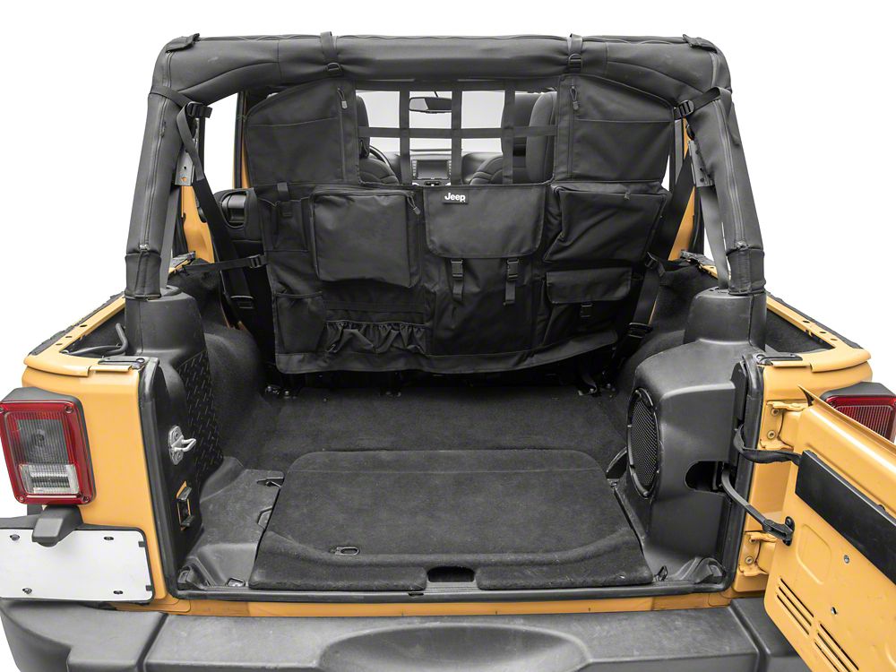 Jeep Licensed by RedRock Cargo Net/Pet Divider with Jeep Logo (07-18 Jeep Wrangler JK)