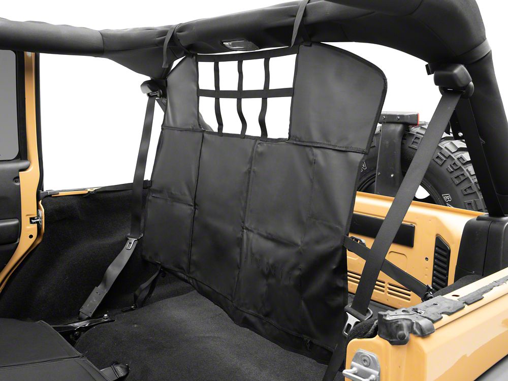 Jeep Licensed by RedRock Cargo Net/Pet Divider with Jeep Logo (07-18 Jeep Wrangler JK)