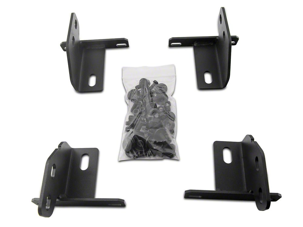 Jeep Licensed by RedRock HD Drop Side Step Bars with Jeep Logo (07-18 Jeep Wrangler JK 2-Door)