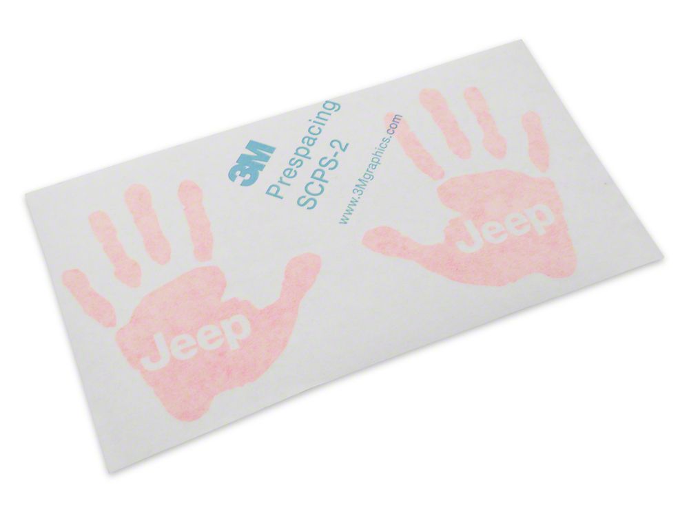 Jeep Licensed by RedRock Jeep Wave Decal; Pink (87-18 Jeep Wrangler YJ, TJ & JK)