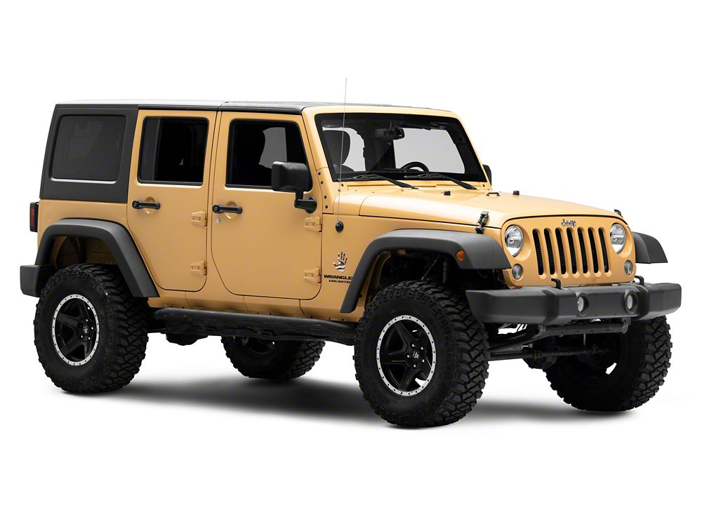 Jeep Licensed by RedRock Jeep Wave Decal; Real Flag (87-18 Jeep Wrangler YJ, TJ & JK)