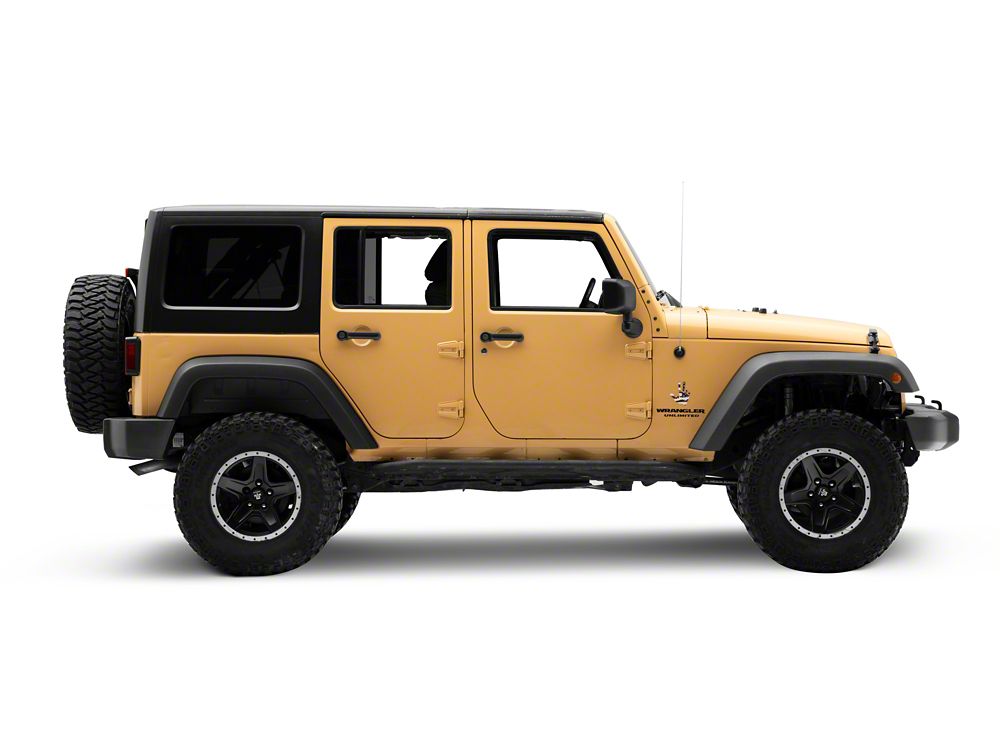 Jeep Licensed by RedRock Jeep Peace Decal; Real Flag (87-18 Jeep Wrangler YJ, TJ & JK)