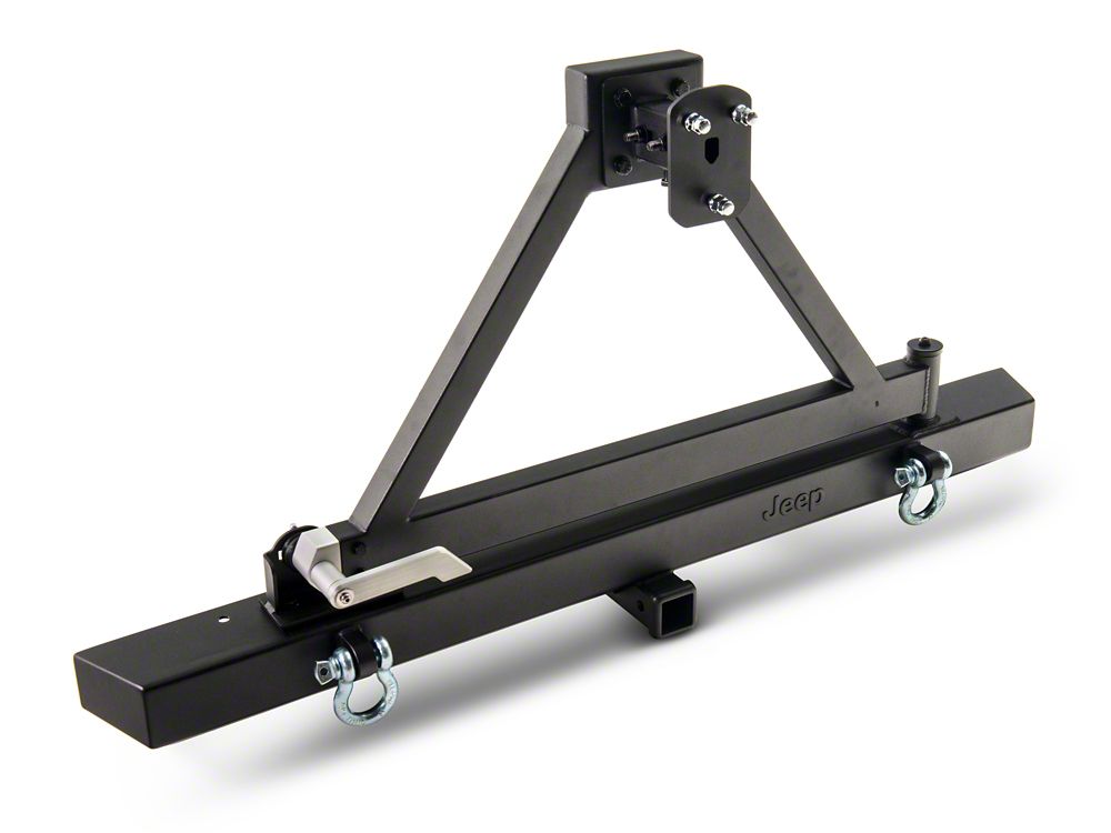 Jeep Licensed by RedRock Classic Rear Bumper with Tire Carrier and Jeep Logo (87-06 Jeep Wrangler YJ & TJ)