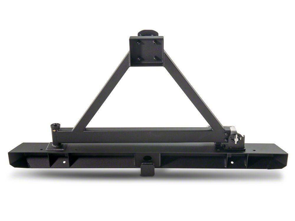 Jeep Licensed by RedRock Classic Rear Bumper with Tire Carrier and Jeep Logo (87-06 Jeep Wrangler YJ & TJ)