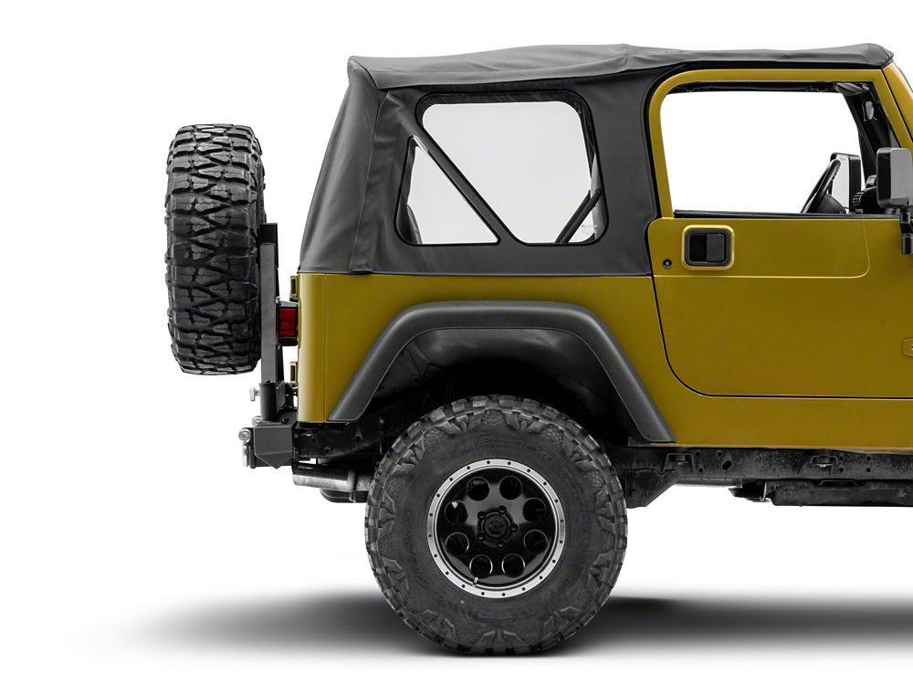 Jeep Licensed by RedRock Classic Rear Bumper with Tire Carrier and Jeep Logo (87-06 Jeep Wrangler YJ & TJ)