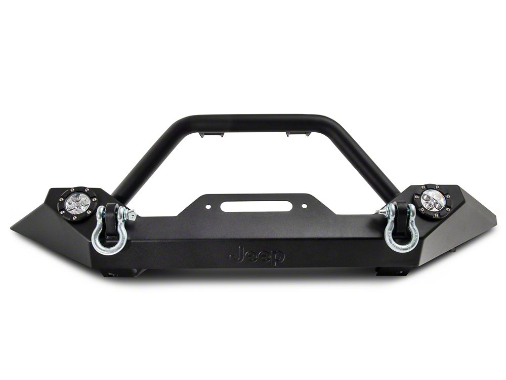 Jeep Licensed by RedRock Trail Force HD LED Front Bumper with Jeep Logo (87-06 Jeep Wrangler YJ & TJ)