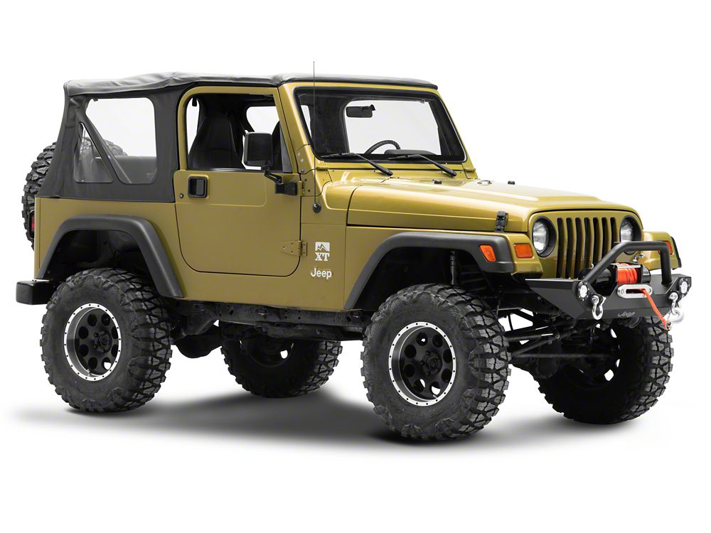 Jeep Licensed by RedRock Trail Force HD LED Front Bumper with Jeep Logo (87-06 Jeep Wrangler YJ & TJ)