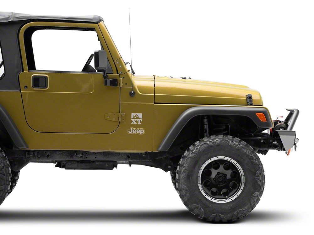 Jeep Licensed by RedRock Trail Force HD LED Front Bumper with Jeep Logo (87-06 Jeep Wrangler YJ & TJ)