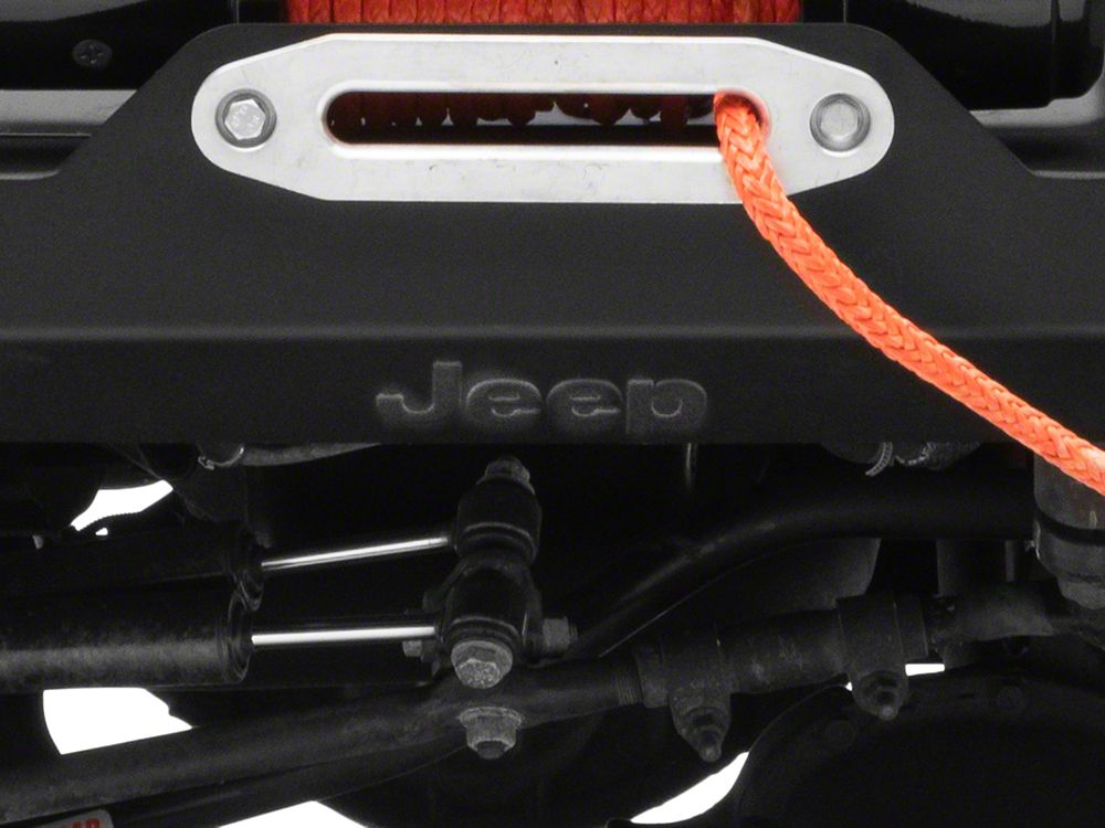 Jeep Licensed by RedRock Trail Force HD LED Front Bumper with Jeep Logo (87-06 Jeep Wrangler YJ & TJ)