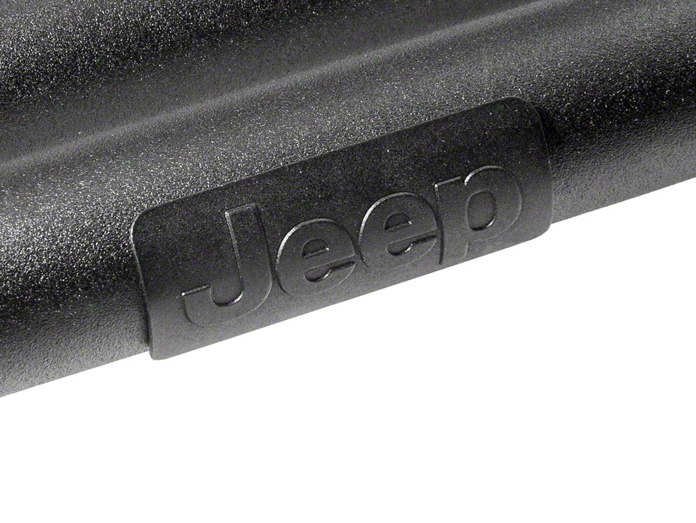 Jeep Licensed by RedRock HD Drop Side Step Bars with Jeep Logo (07-18 Jeep Wrangler JK 2-Door)