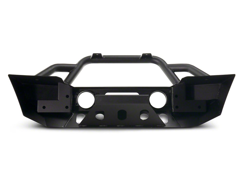 Jeep Licensed by RedRock Crawler Stubby Winch Front Bumper with Jeep Logo (07-18 Jeep Wrangler JK)
