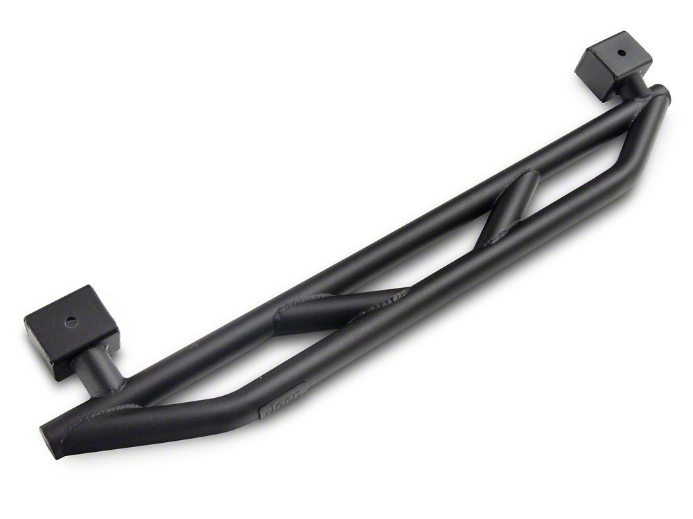 Jeep Licensed by RedRock Rock Sliders with Jeep Logo (07-18 Jeep Wrangler JK 2-Door)