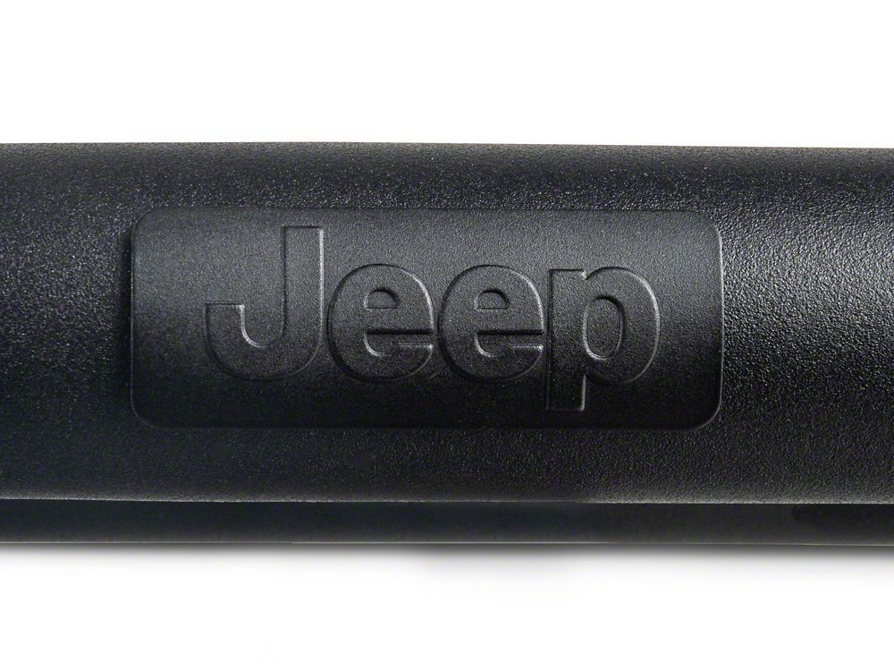 Jeep Licensed by RedRock Rock Sliders with Jeep Logo (07-18 Jeep Wrangler JK 2-Door)