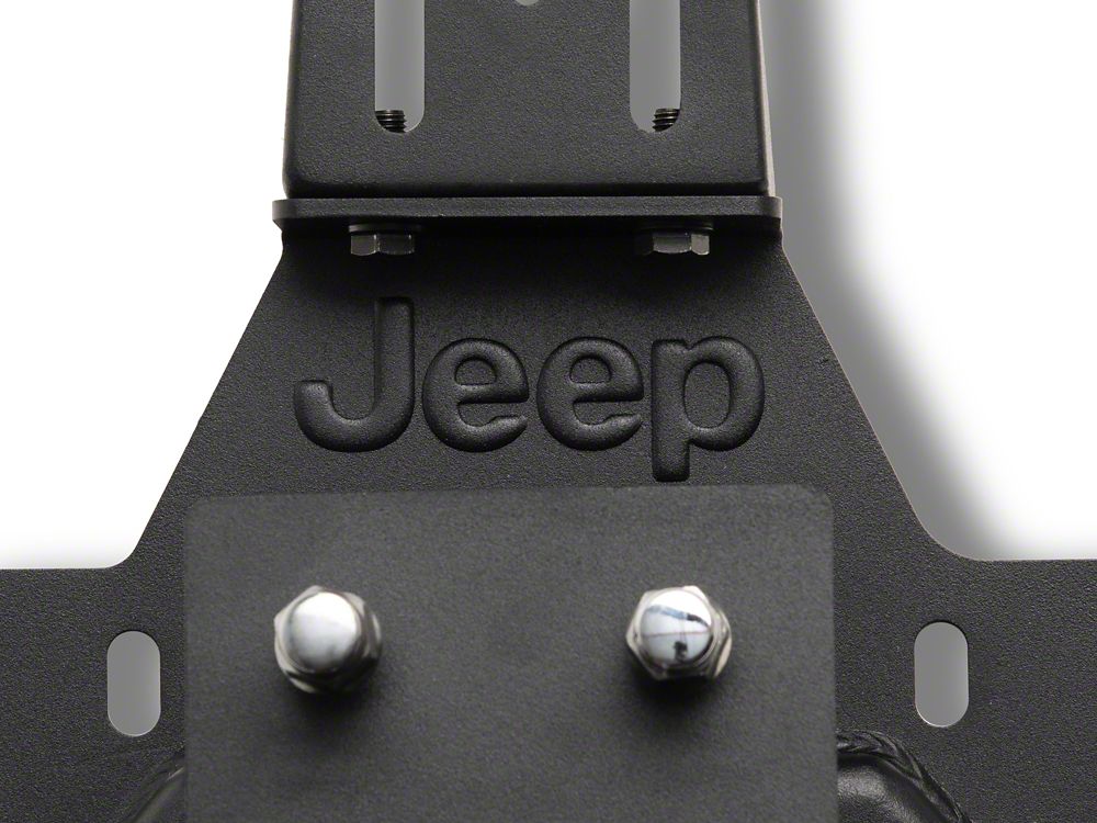 Jeep Licensed by RedRock HD Spare Tire Mount with Jeep Logo (07-18 Jeep Wrangler JK)
