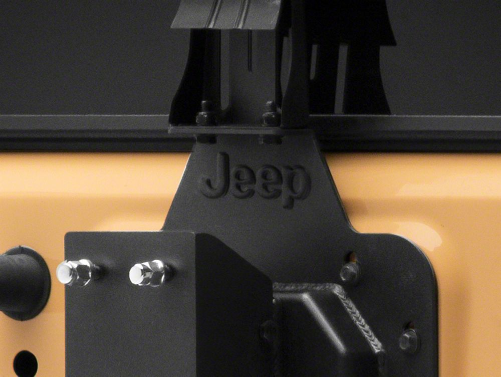 Jeep Licensed by RedRock HD Spare Tire Mount with Jeep Logo (07-18 Jeep Wrangler JK)