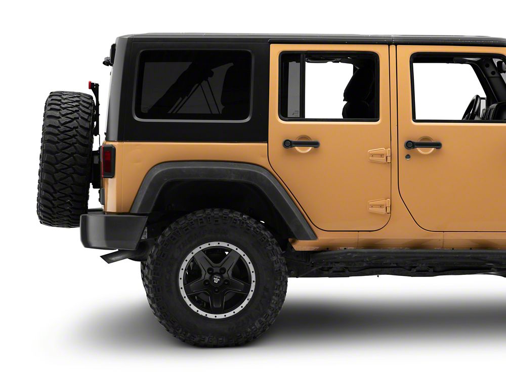 Jeep Licensed by RedRock HD Spare Tire Mount with Jeep Logo (07-18 Jeep Wrangler JK)