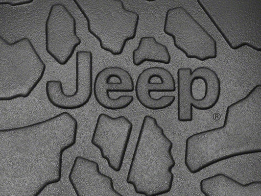 Jeep Licensed by RedRock Treaded Center Console Cover with Jeep Logo (11-18 Jeep Wrangler JK)