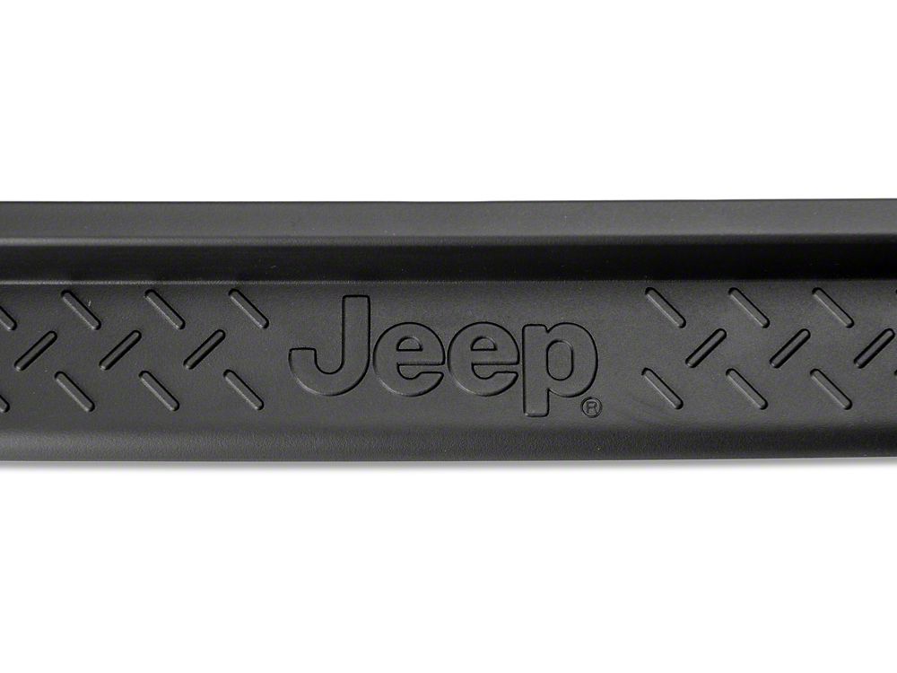 Jeep Licensed by RedRock Door Entry Guards with Jeep Logo (07-18 Jeep Wrangler JK 4-Door)
