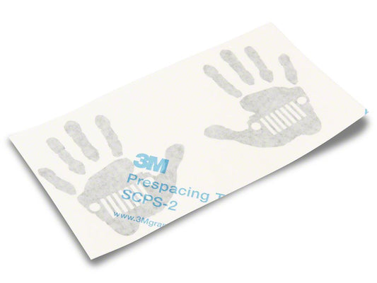 Jeep Licensed by RedRock Jeep Wave Grille Decal; Matte Black (20-25 Jeep Gladiator JT)