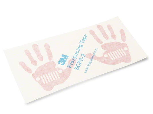 Jeep Licensed by RedRock Jeep Wave Grille Decal; Red (20-25 Jeep Gladiator JT)