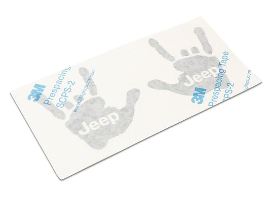 Jeep Licensed by RedRock Jeep Metal Decal; Gloss Black (20-25 Jeep Gladiator JT)