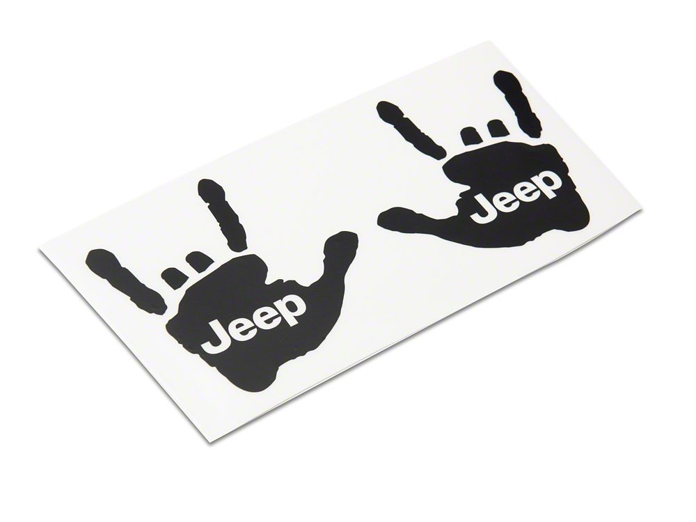 Jeep Licensed by RedRock Jeep Metal Decal; Matte Black (87-18 Wrangler YJ, TJ & JK)