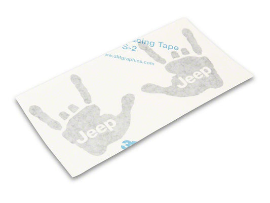 Jeep Licensed by RedRock Jeep Metal Decal; Matte Black (20-25 Jeep Gladiator JT)