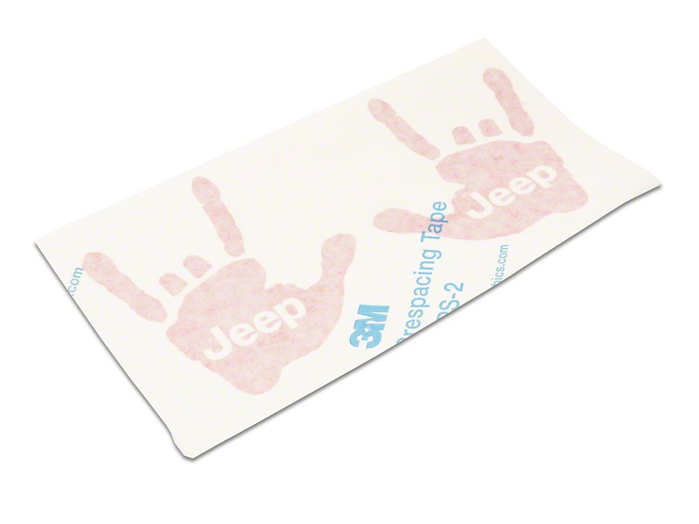 Jeep Licensed by RedRock Jeep Metal Decal; Red (87-18 Wrangler YJ, TJ & JK)