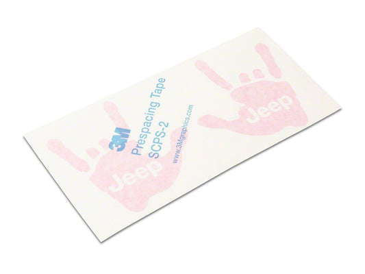 Jeep Licensed by RedRock Jeep Metal Decal; Pink (20-25 Jeep Gladiator JT)