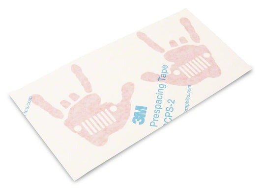 Jeep Licensed by RedRock Jeep Metal Grille Decal; Red (20-25 Jeep Gladiator JT)