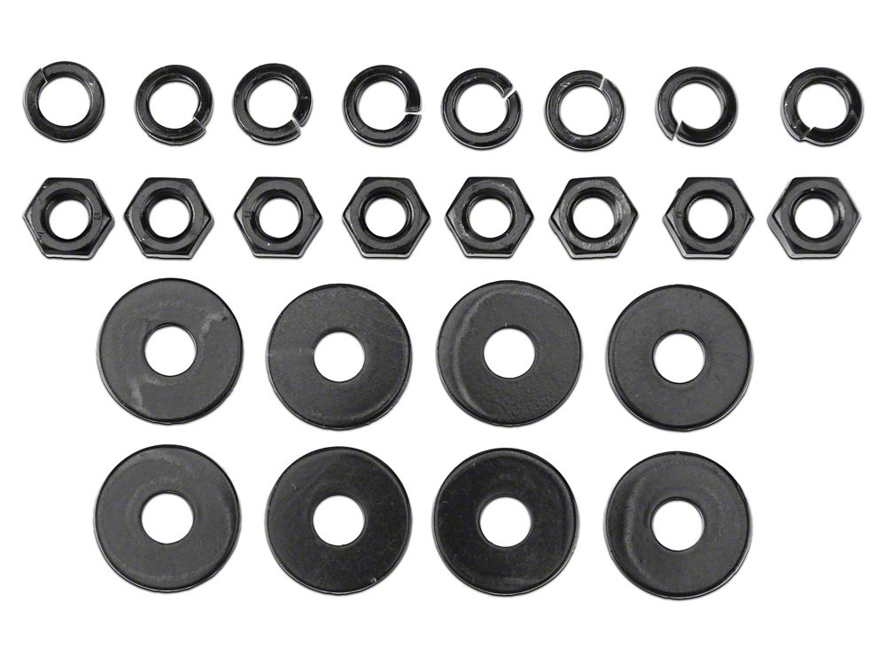 RedRock Replacement Bumper Hardware Kit for J104447 Only (07-18 Jeep Wrangler JK)