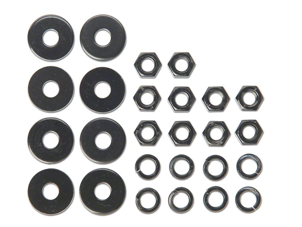 RedRock Replacement Bumper Hardware Kit for J104449 Only (07-18 Jeep Wrangler JK)