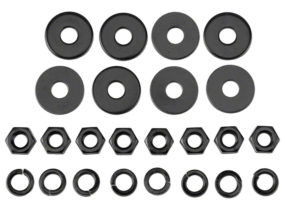 RedRock Replacement Bumper Hardware Kit for J104450 Only (07-18 Jeep Wrangler JK)