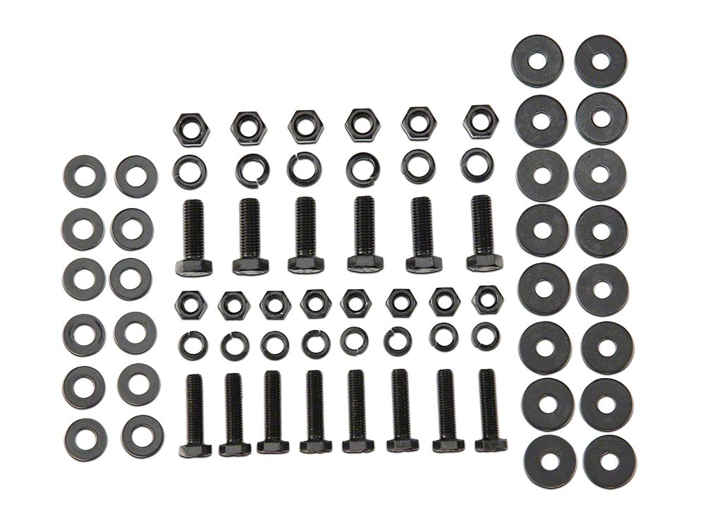 RedRock Replacement Bumper Hardware Kit for J104455 Only (07-18 Jeep Wrangler JK)