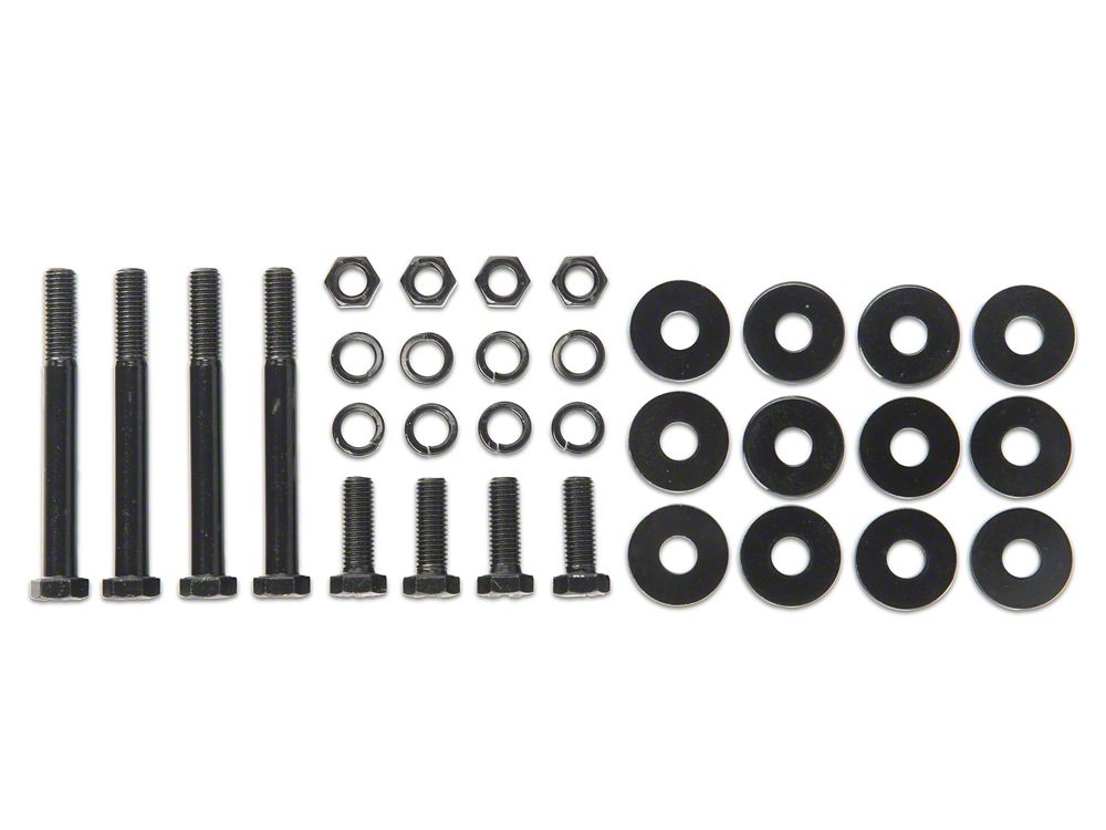 RedRock Replacement Bumper Hardware Kit for J104457 Only (07-18 Jeep Wrangler JK)