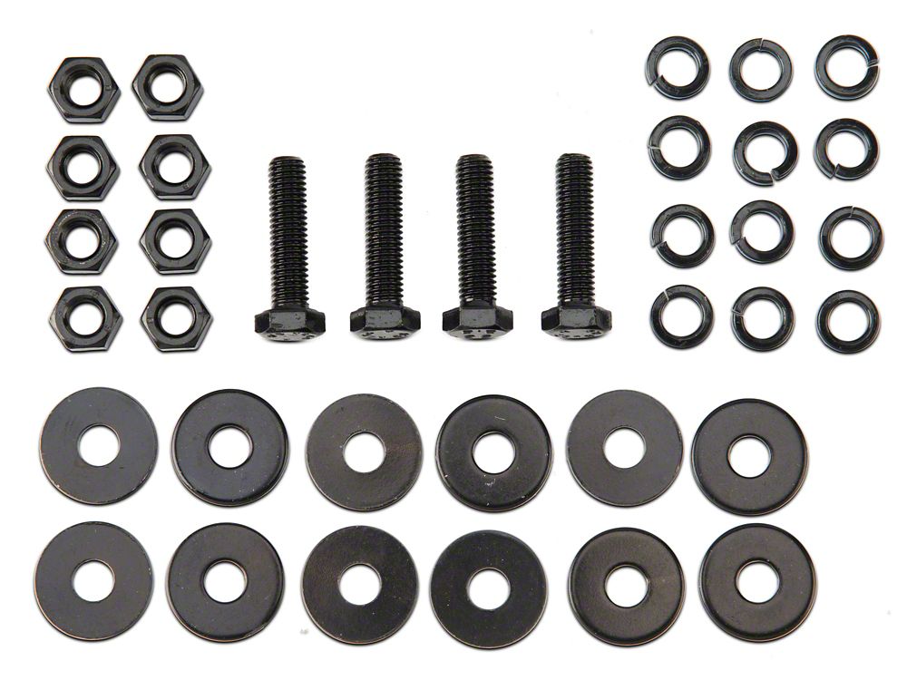 RedRock Replacement Bumper Hardware Kit for J116312 Only (07-18 Jeep Wrangler JK)