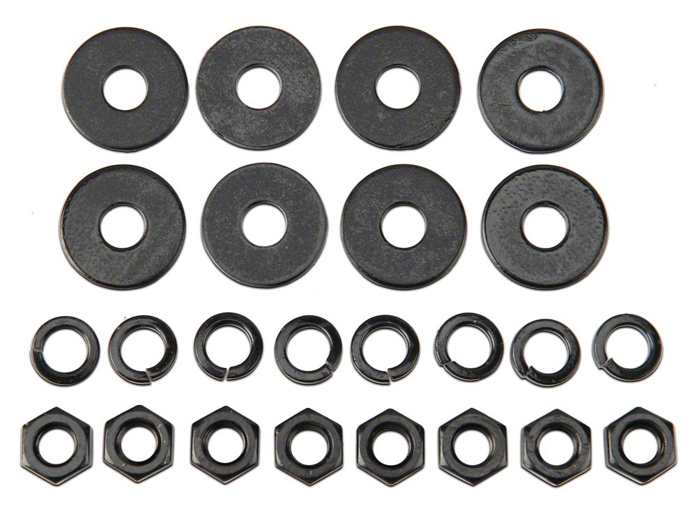 RedRock Replacement Bumper Hardware Kit for J116313 Only (07-18 Jeep Wrangler JK)