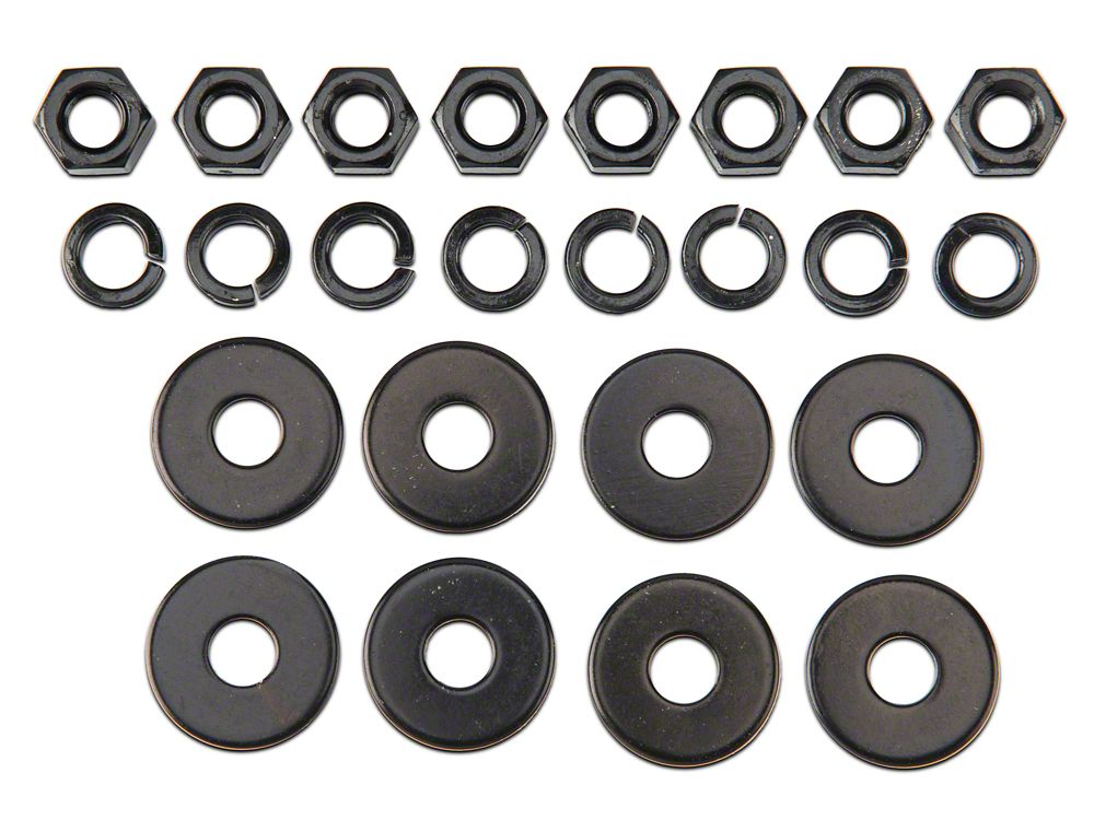 RedRock Replacement Bumper Hardware Kit for J116314 Only (07-18 Jeep Wrangler JK)