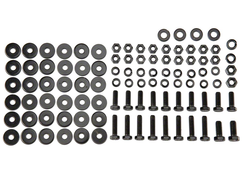 RedRock Replacement Bumper Hardware Kit for J116318 Only (07-18 Jeep Wrangler JK)