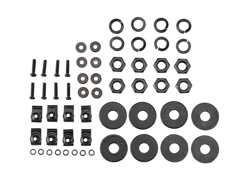 RedRock Replacement Bumper Hardware Kit for J116324 Only (07-18 Jeep Wrangler JK)