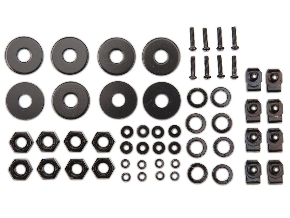RedRock Replacement Bumper Hardware Kit for J116325 Only (07-18 Jeep Wrangler JK)