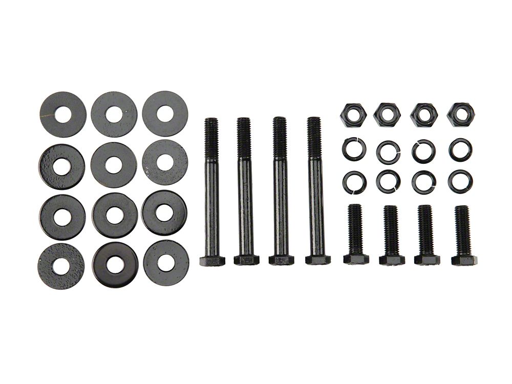 RedRock Replacement Bumper Hardware Kit for J116326 Only (07-18 Jeep Wrangler JK)