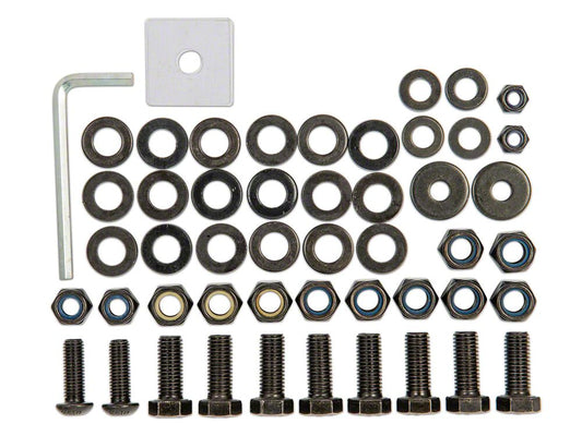 RedRock Replacement Grille Guard Hardware Kit for J100580 Only (07-18 Jeep Wrangler JK)