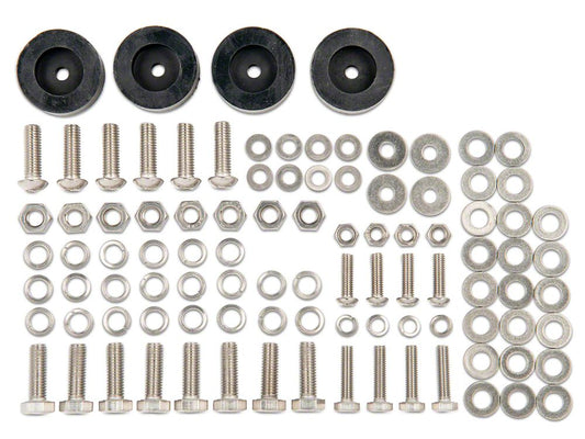 RedRock Replacement Roof Rack Hardware Kit for J130927-JL Only (18-25 Jeep Wrangler JL 2-Door)